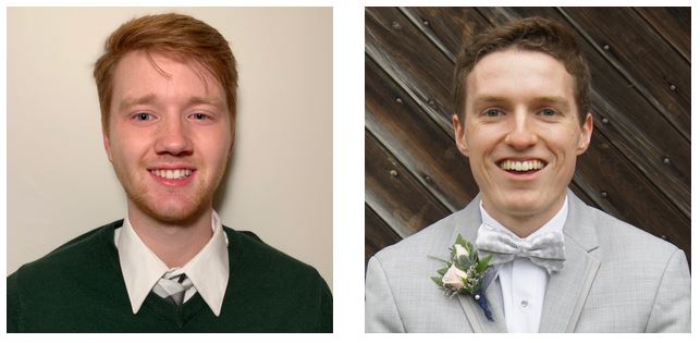 Portraits of two male students