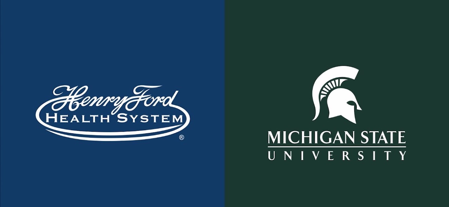 Henry Ford Health System and MSU Logos
