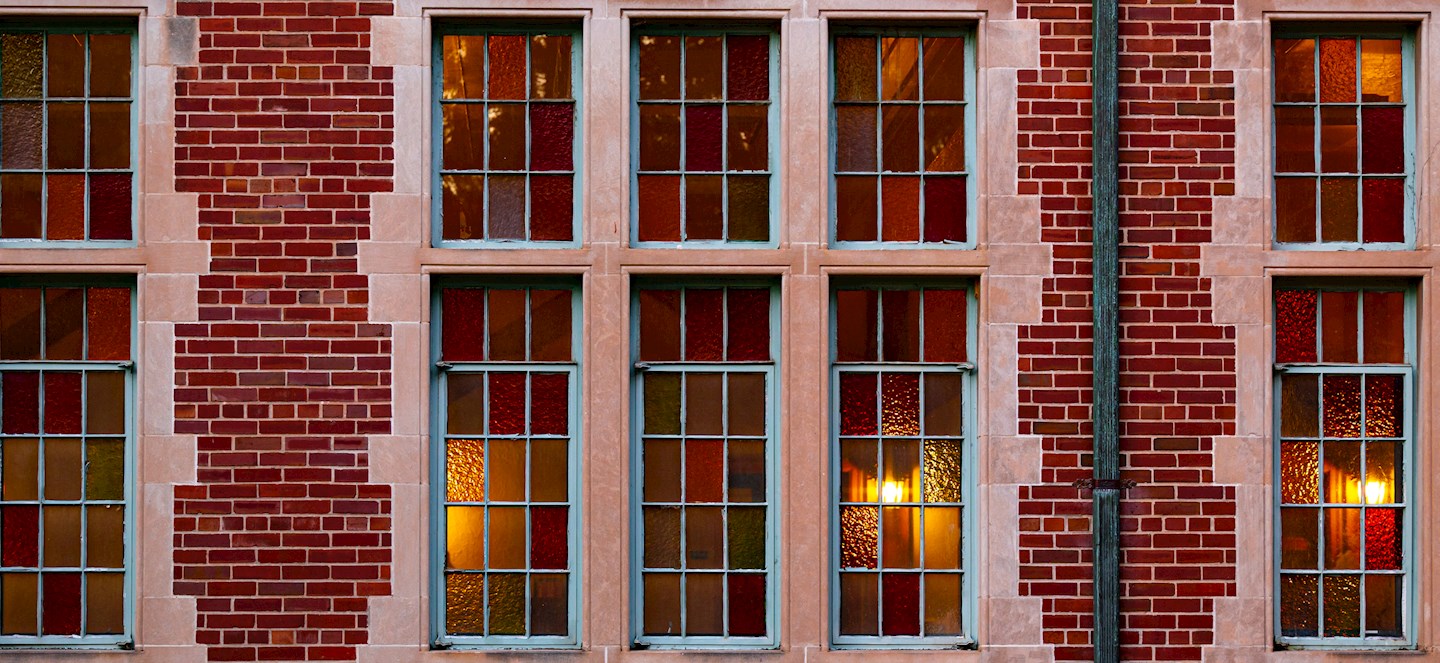 Windows on an MSU building