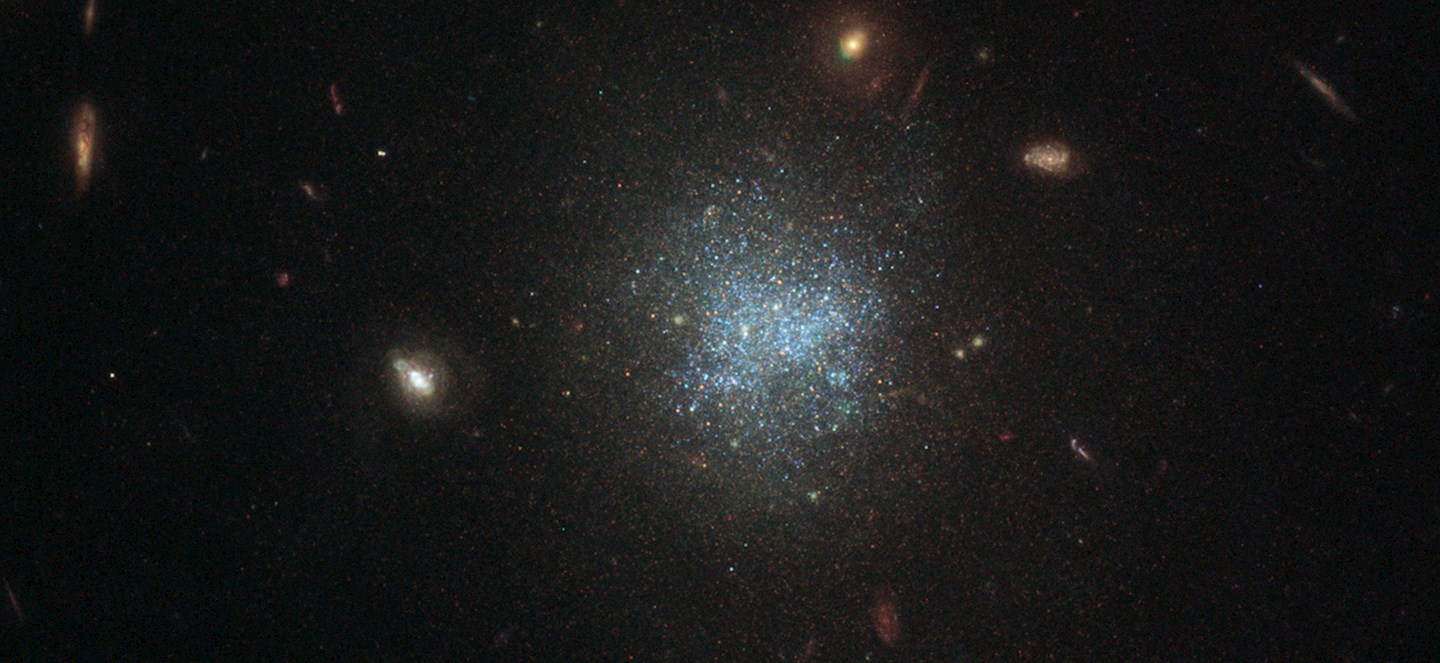 Hubble telescope image of a low surface brightness galaxy