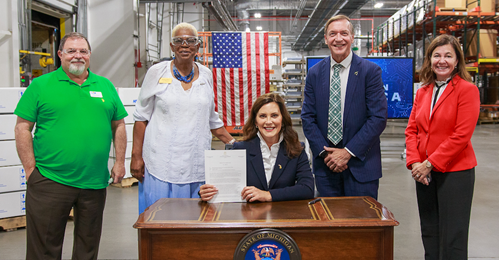 The CHIPS Act signed by Governor Gretchen Whitmer