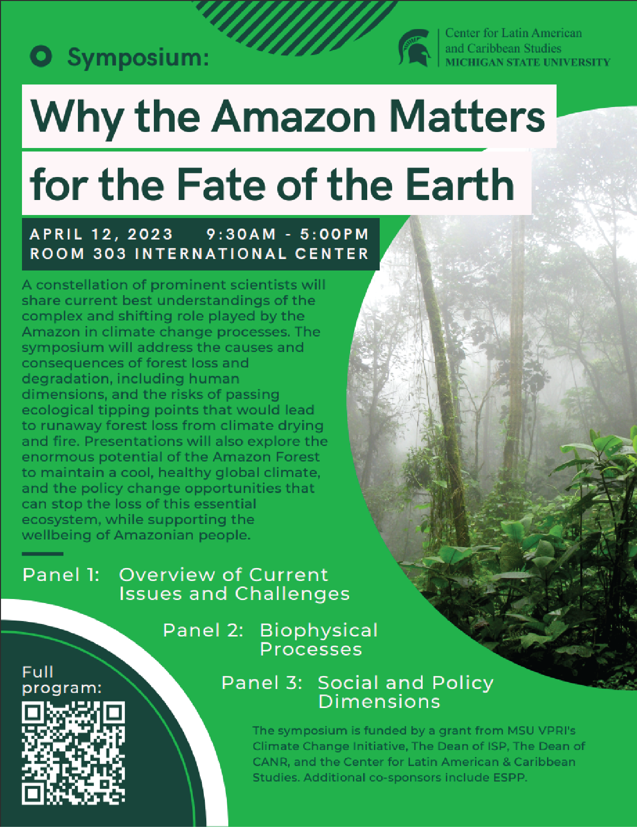 Flyer for the Amazon Symposium
