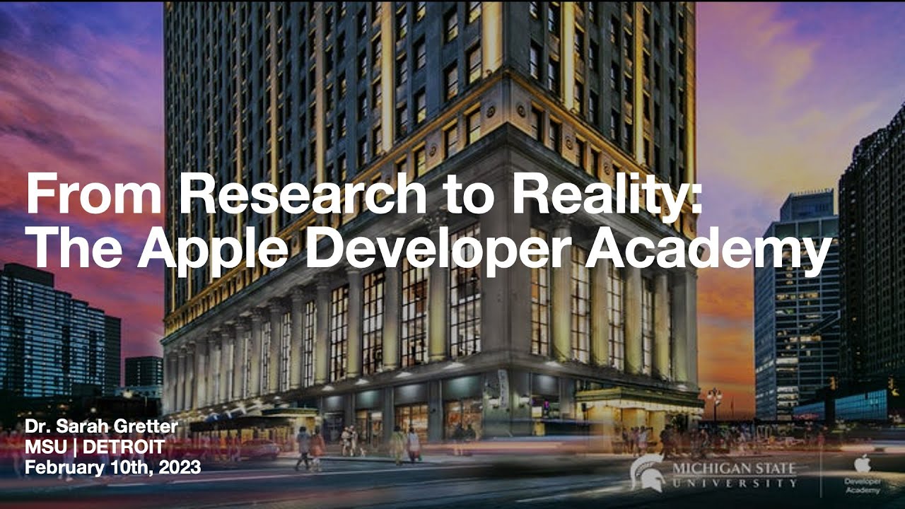 From Research to Reality:​ The Apple Developer Academy