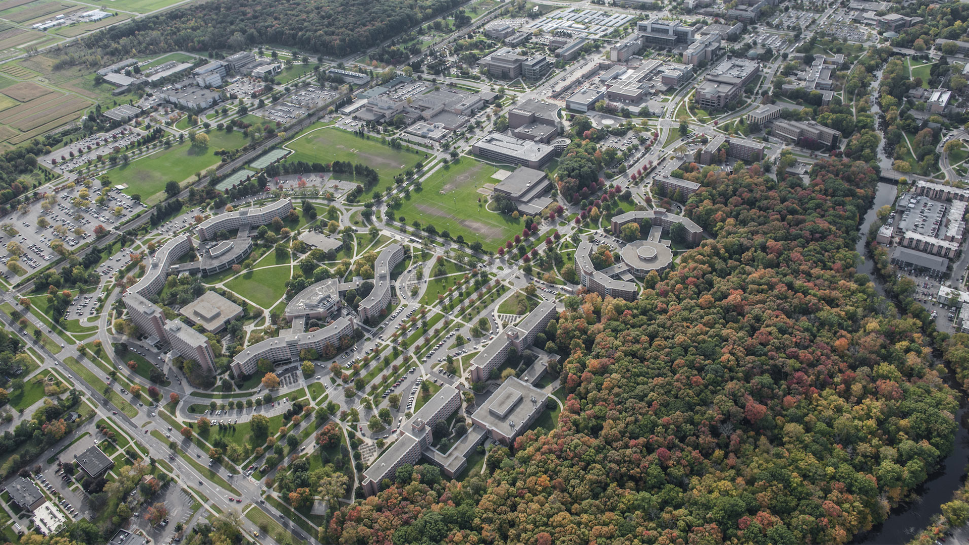 MSU Campus Aerial View