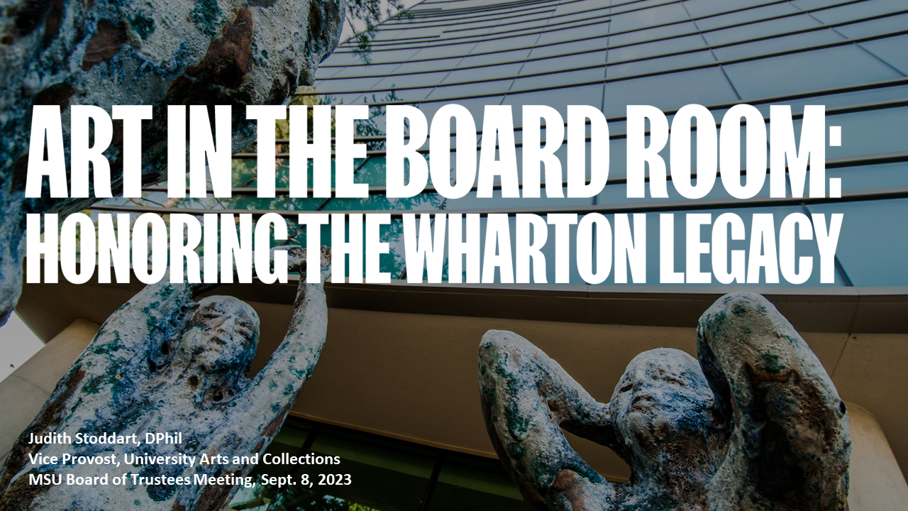 Art in the Board Room: Honoring the Wharton Legacy