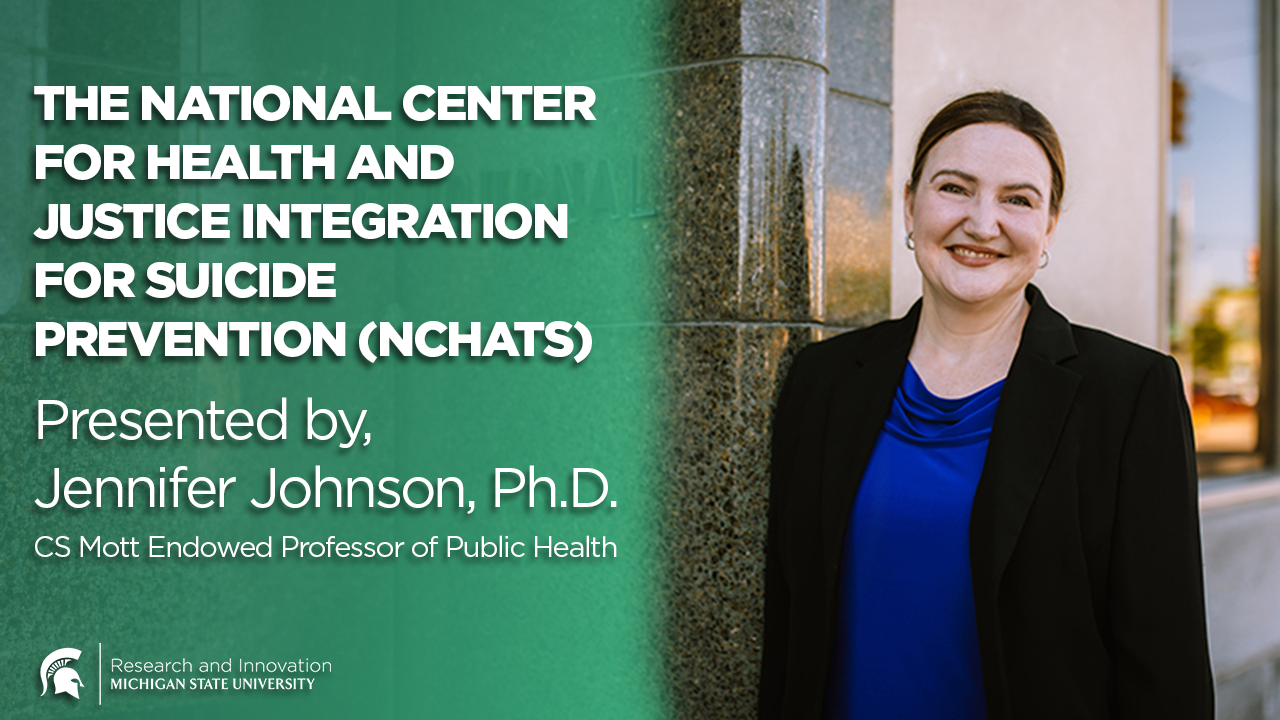 National Center for Health and Justice Integration for Suicide Prevention, Jennifer Johnson Ph.D.