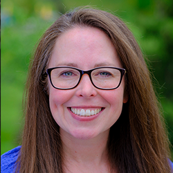 Sarah Prior Posing for Headshot in Nature