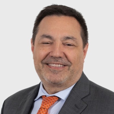 Paolo Bonato, a man with short dark hair, wearing a suit with orange tie