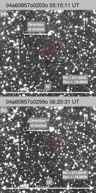 The discovery images of 3I/ATLAS