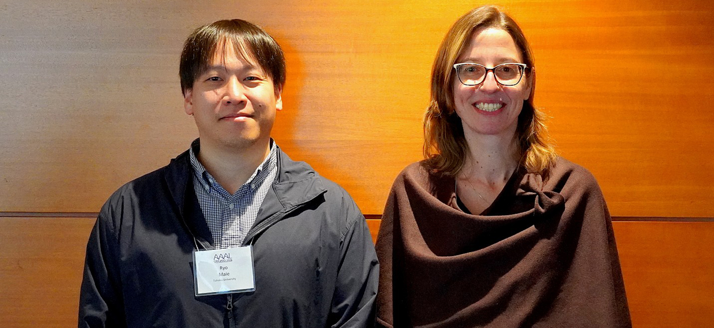 Drs. Ryo Maie (left) and Aline Godfroid (right)
