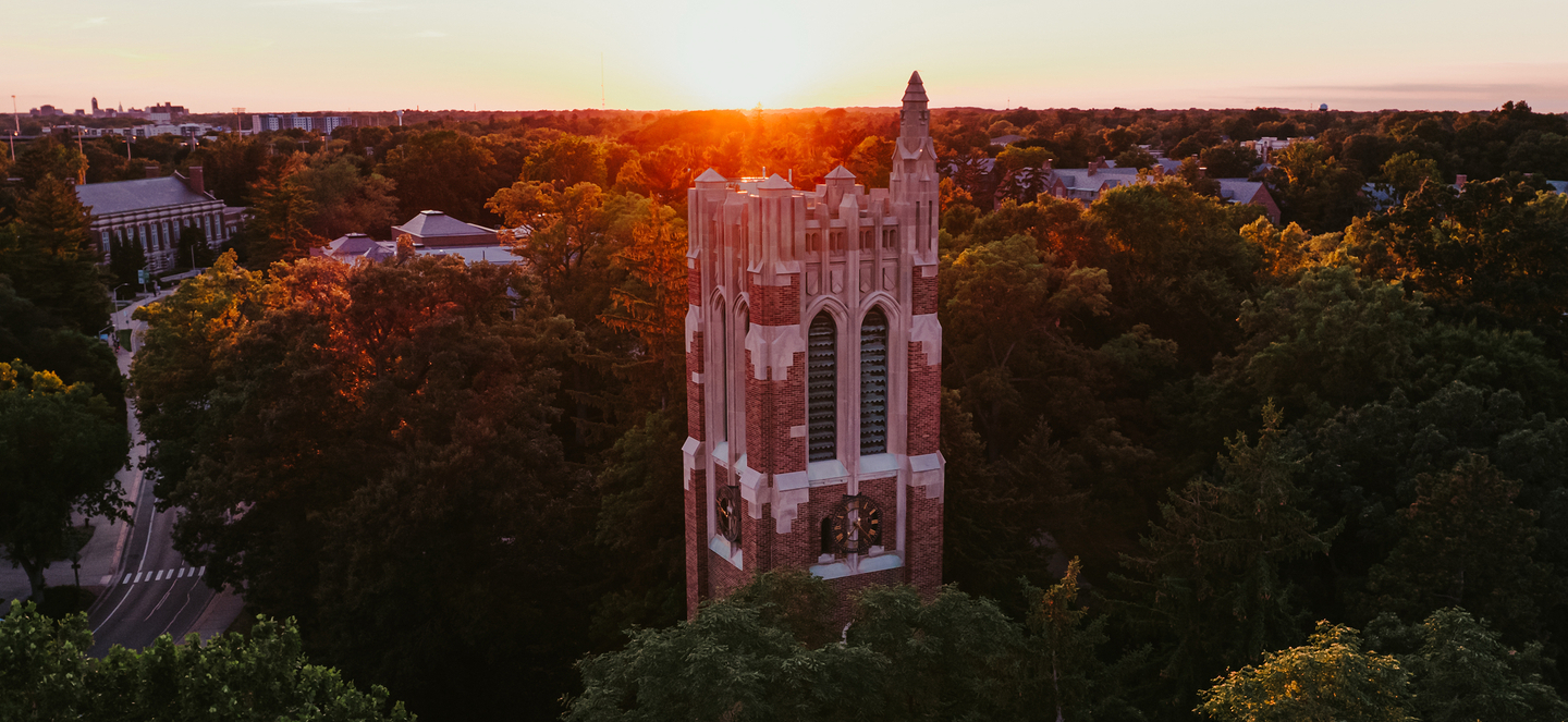 Beaumont Tower at sunset