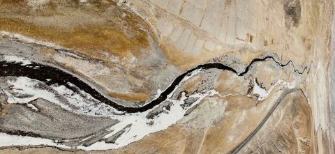 image of river from above