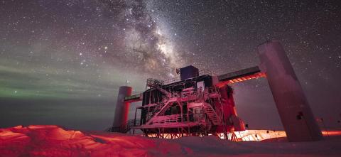 A research station in Antartica