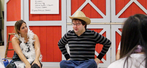 Dionne O’Dell leads a rehearsal 