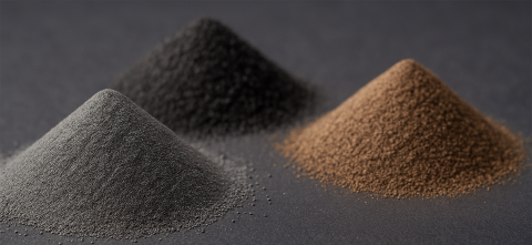 Three metal powders