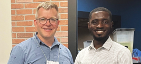 Dr. Jim Luyendyk and Nana Kwame Kwabi Boateng