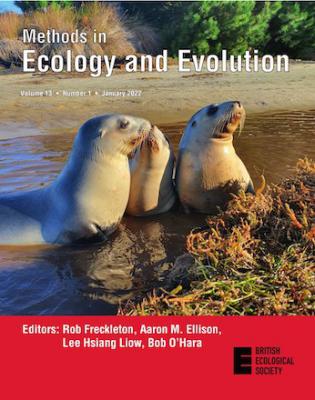 New Zealand sea lion pups on the cover of Methods in Ecology and Evolution
