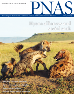 Cover of PNAS Magazine for April 30, 2019