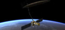 Artist rendering of NISAR satellite 
