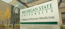MSU sign