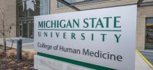 College of Human Medicine Sign